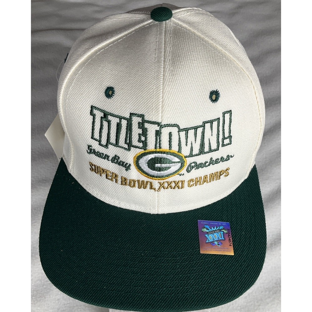 Green Bay Packers NFL Vintage Game‎ Day Super Bowl XXXI Champs 1996 Hat Cap NWT